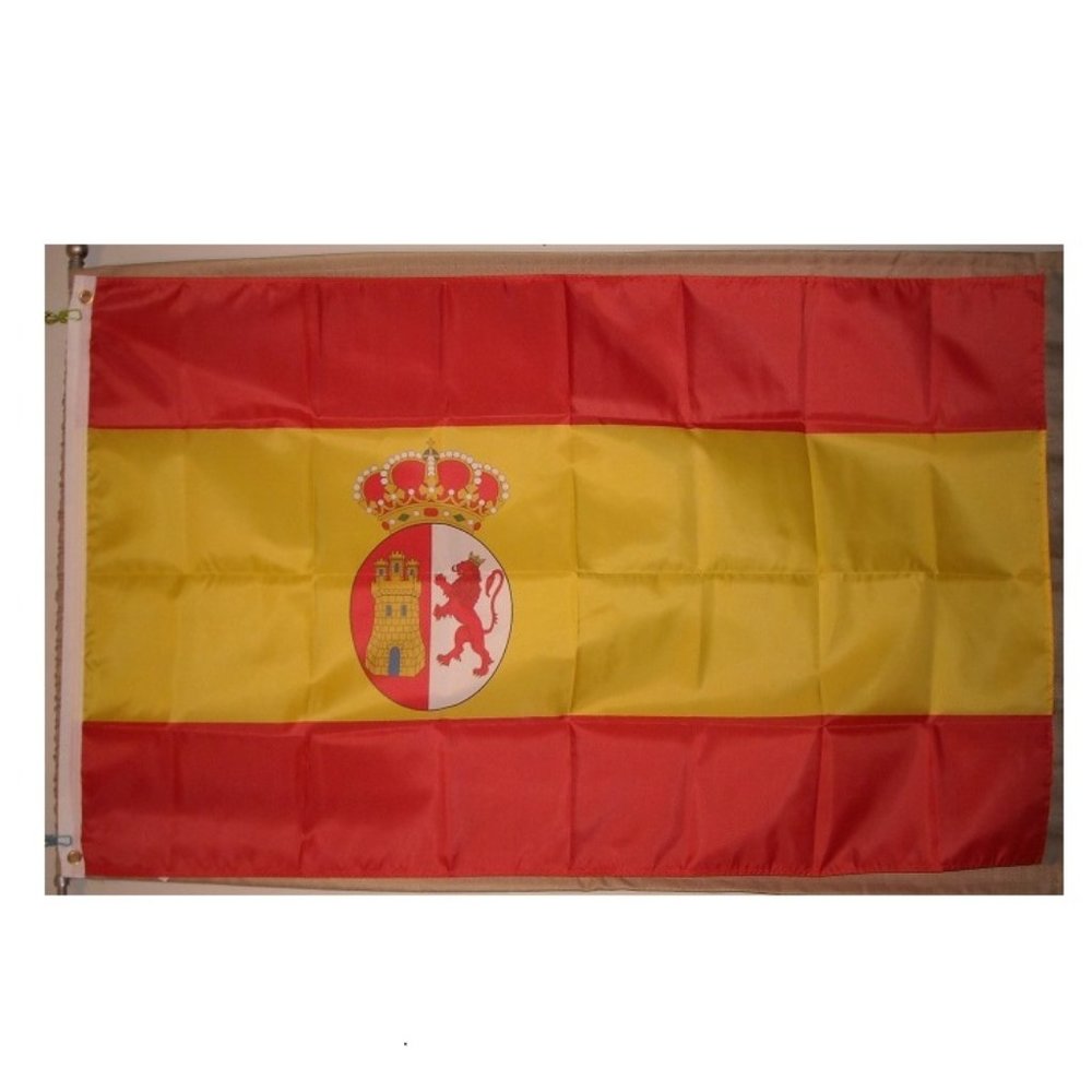 Spain State Flag On Land Texas 1785-1820 3' x 5' Flag Banner Spanish Mexico